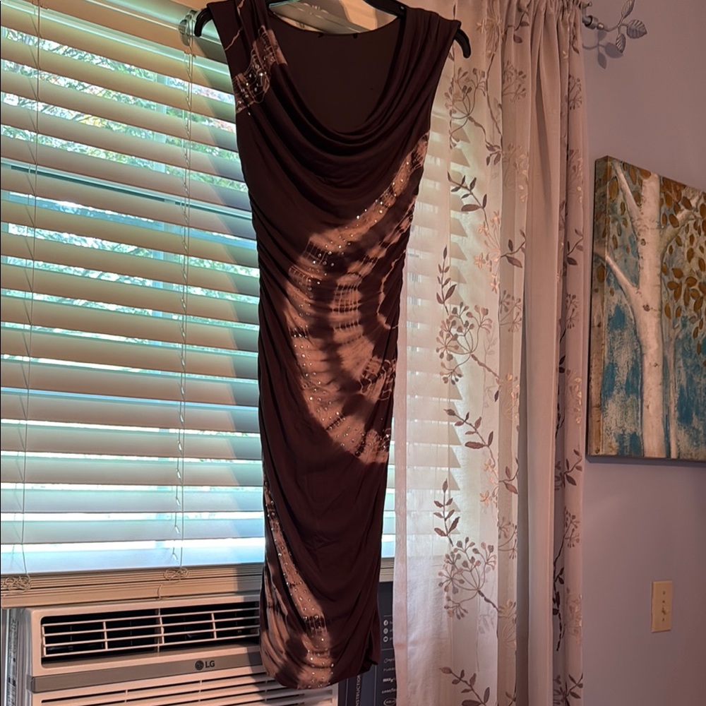 INC Elegant Brown Dress - size Small